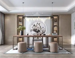 朔州新中式风格茶室如何规划设计